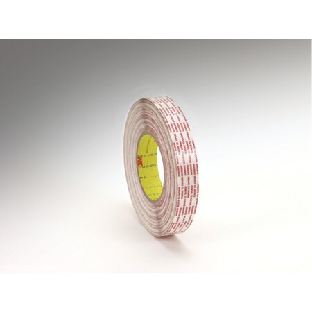 3M Double Coated Tape Extended Liner 476Xl, Translucent, 1/2 In X 540 Yd, 6 Mil 7010335908